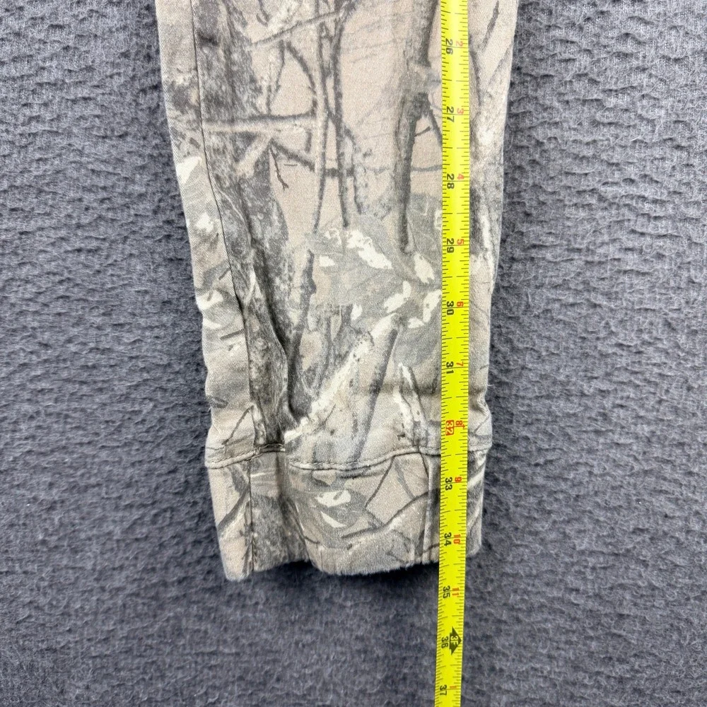 Madden Girl Forest Camo Cargo Jogger Pants Kids XS Tan Gray Branch‎ Print